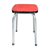 Red formica stool