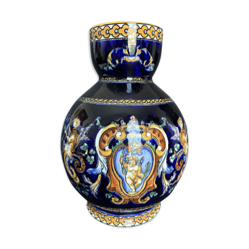Gien earthenware vase
