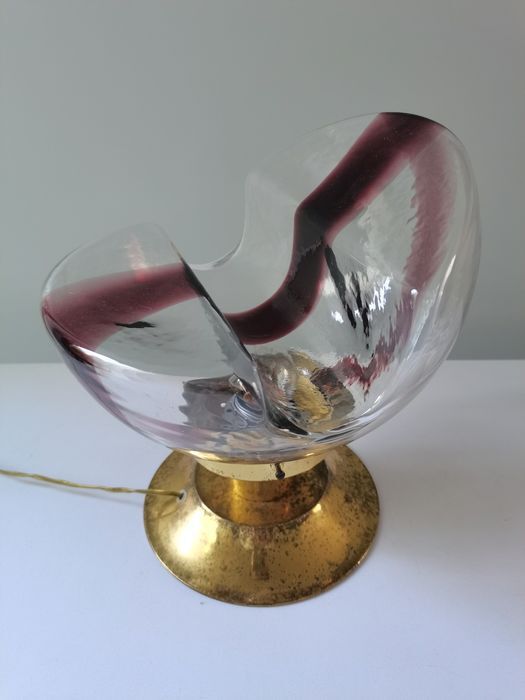 Lampe Italienne en verre Mazzega