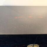 Black and gold lacquered buffet with Chinese handles, 1970