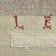 Coussin artisanal en toile ancienne style Kilim