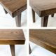 Mid Century Table d'appoint en bois massif Vintage Banc de fleurs Tabouret de fleur Design danois Ta