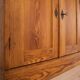 Monumental Pine School Library Bookcase from Warsaw, Poland, 1920s