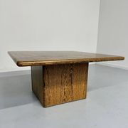 Scandinavian design marquetry wood coffee table by rolf middel and lindum