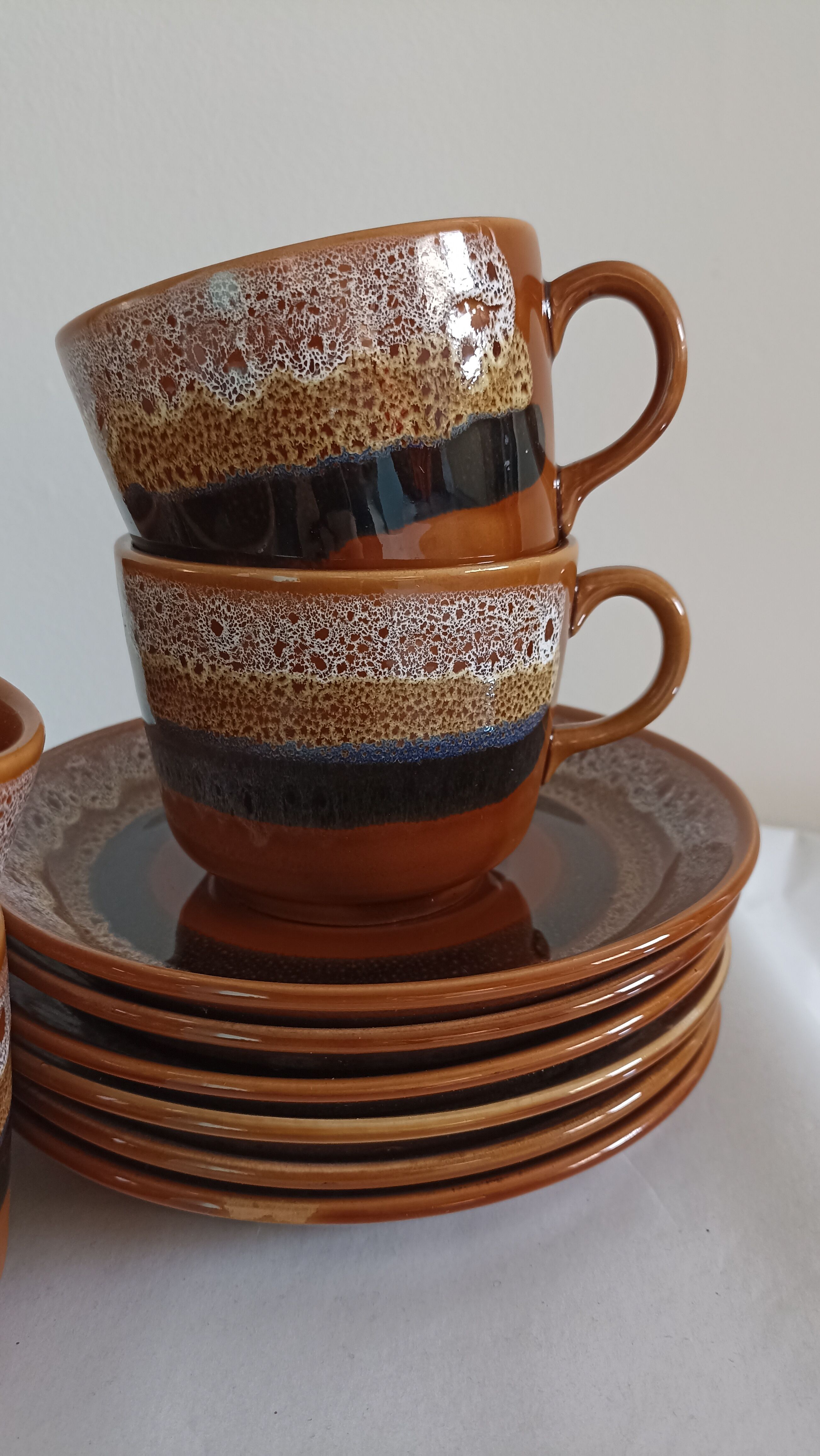 Cups & saucers Sarreguemines