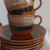 Cups & saucers Sarreguemines