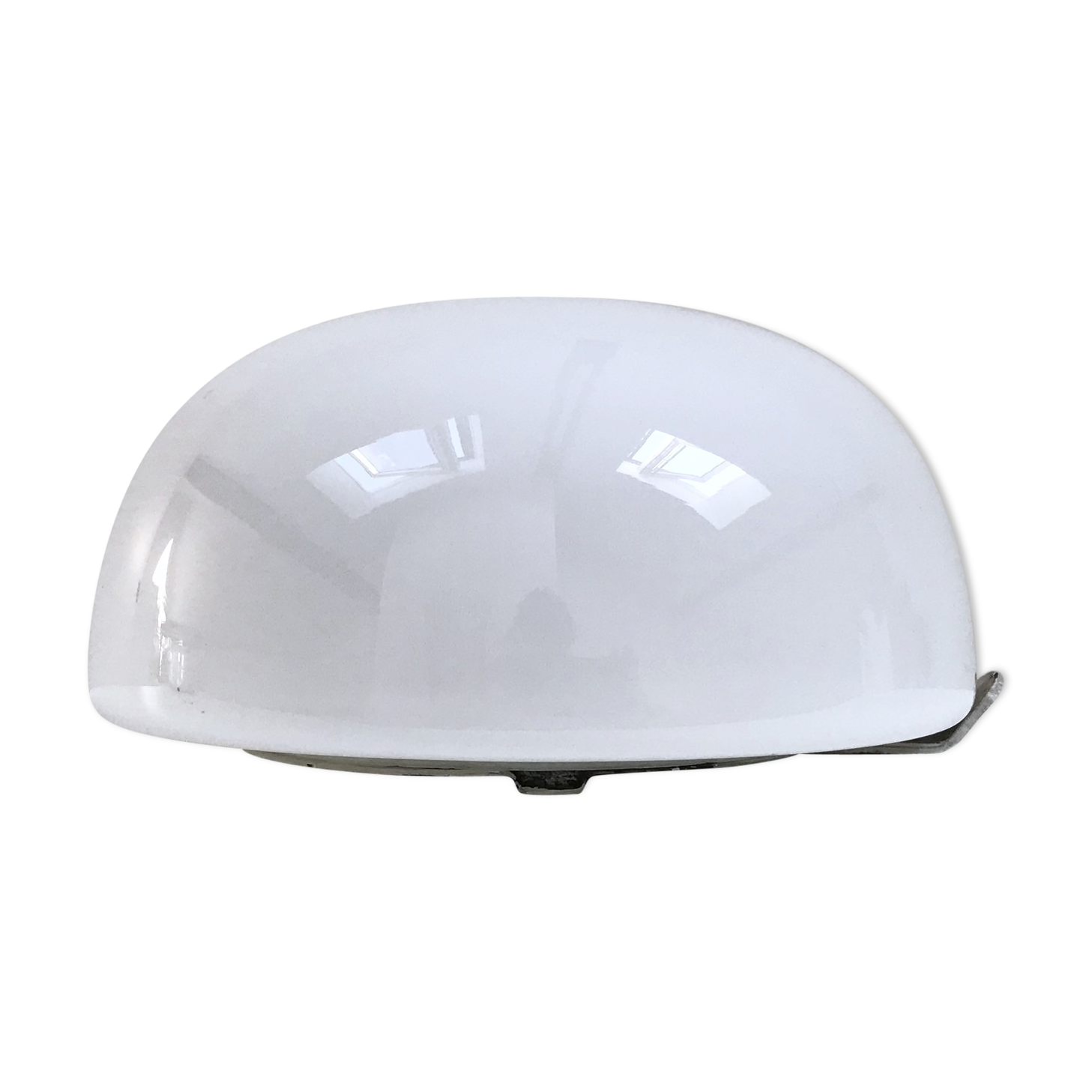 Vintage opaline round ceiling light