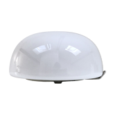 Plafonnier rond en opaline vintage