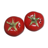 Ensemble de salière et poivrier en forme de tomate