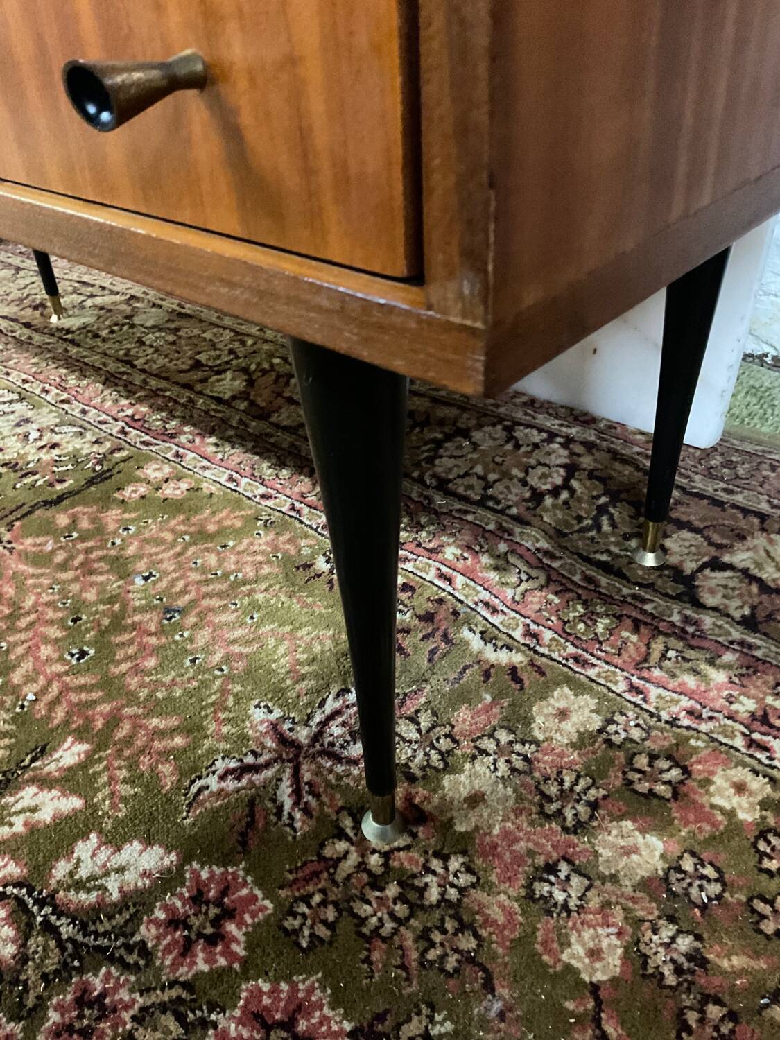 Vintage teak bar/secretary cabinet