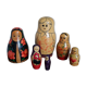 Russian nesting dolls matriochka mismatched