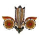 Decorative tribal wooden winged mask Z017