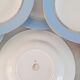 Hollow earthenware plates Café Gilbert by Moulin des Loups Vintage