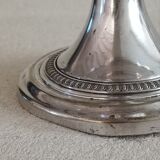 Silver metal stand cup