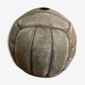 Ballon de football vintage en cuir