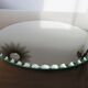Mirror round bevelled art deco 4050s 30cm