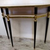 Vintage Italian half-moon console