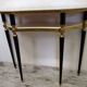 Vintage Italian half-moon console