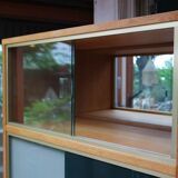 Two-coloured showcase bookcase