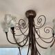 Wrought iron chandelier