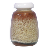 Brown speckled West Germany vase