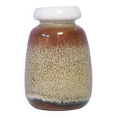 Brown speckled West Germany vase