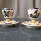 Duo of hb quimper breton coquetiers and flowers
