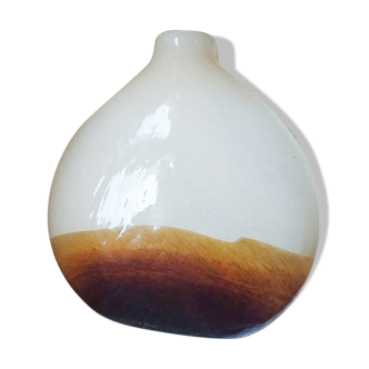 Vase en verre soliflore ancien
