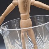 Chiseled crystal champagne bucket