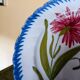 Dish on pedestal Charolles earthenware