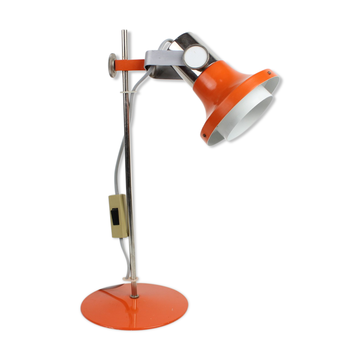 Vintage Table Lamp by Pavel Grus for Kamenický Šenov, Czechoslovakia, 1960's