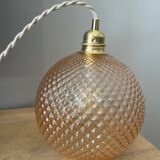Glass globe lamp