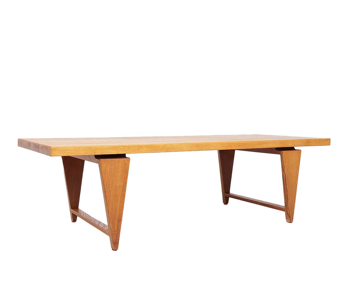 llum Wikkelsø Oak Coffee Table Model Ml 115 for a/S Mikael Laursen, 1960s