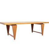 Table basse llum Wikkelsø en chêne modèle Ml 115 pour a/S Mikael Laursen, 1960s