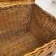 Woven wicker basket