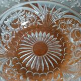 Salad bowl crystal lily flowers