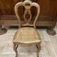 Suite de 6 chaises Louis Philippe en noyer et cannage
