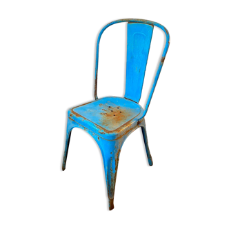 Authentic metal chair tolix by Xavier Pauchard vintage industrial 1950 n3