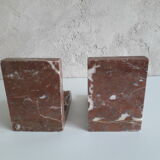 Pair of antique marble bookends
