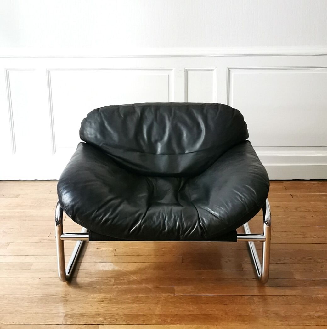 Pair of lounge chairs by Johan Bertil Haggstrom, Swed Form edition