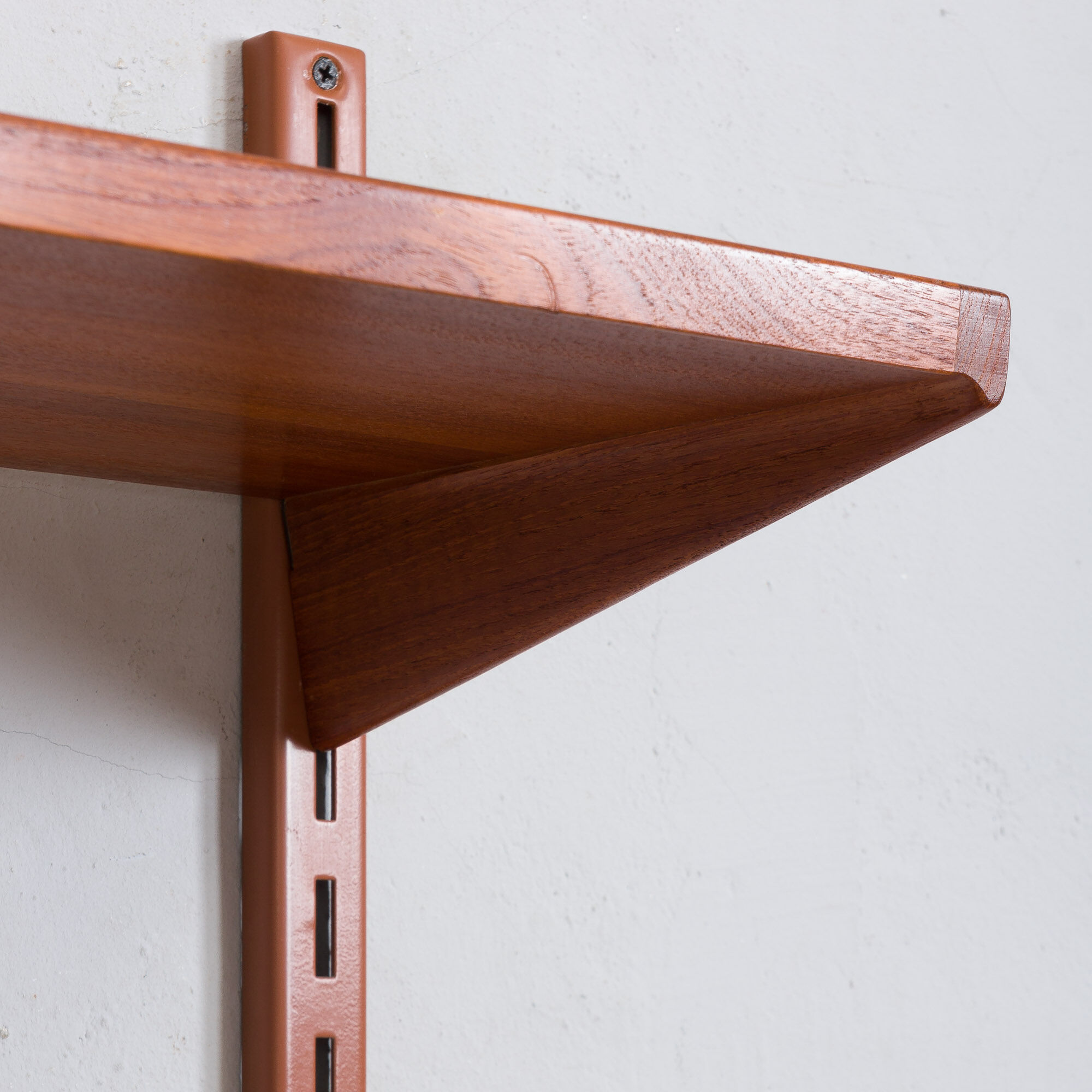 Kai Kristiansen teak wall unit with console, Denmark, 1960s