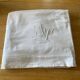 Antique JT monogrammed sheet