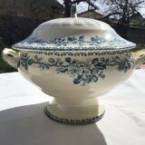 Iron Earth tureen model Guadeloupe Debray gray blue