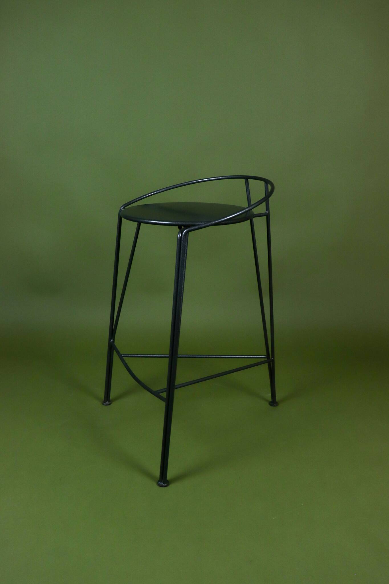 Tabouret haut Lune d'argent Pascal Mourgue 1985