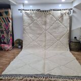 Handmade wool Berber rug 300 x 200 cm