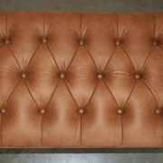 Chesterfield XXL leather sofa hand-dyed