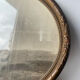 Oval Antique Wooden Frame 32 cm x 25 cm