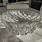 Set of Bohemian crystal salad bowls and candy dishes