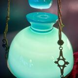 Old bronze and opaline suspension