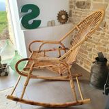 Rattan rocking chair